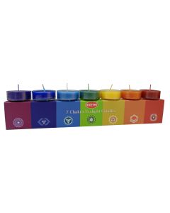 7 Chakra Tea light Candle